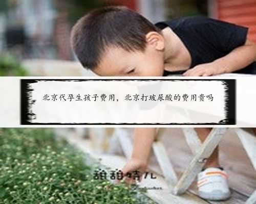 北京代孕生孩子费用，北京打玻尿酸的费用贵吗